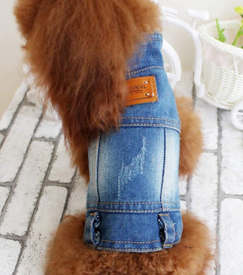 Cowboy Denim Dog Vest