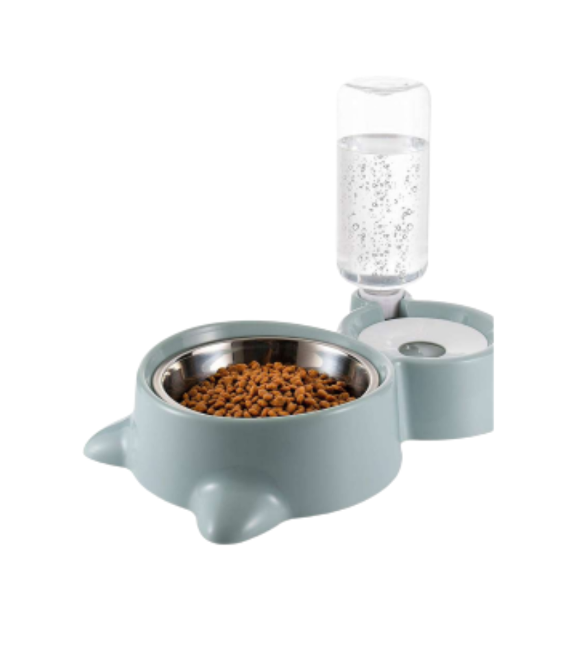 Feeder with Automatic Water Dispenser Bottle