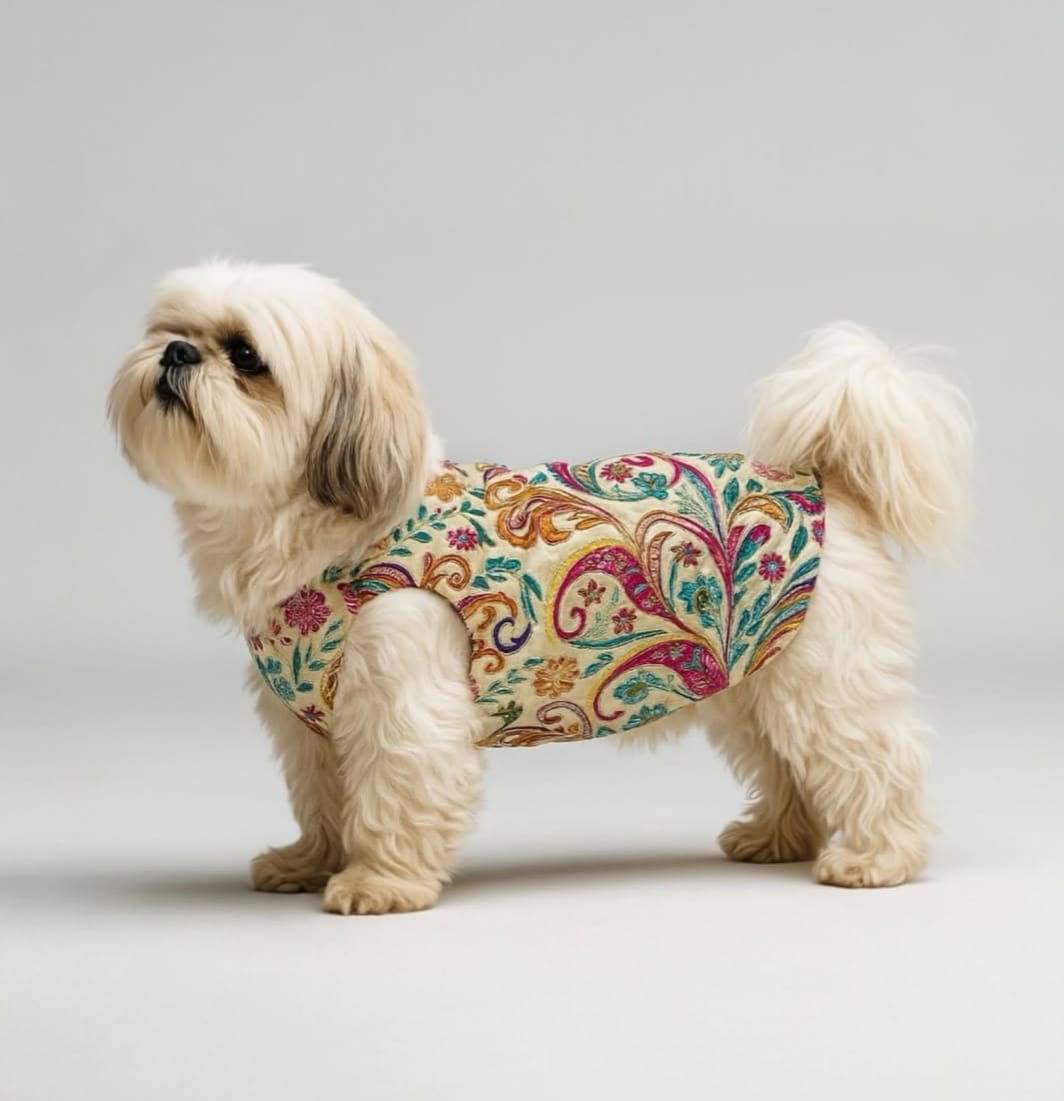 Floral Ethnic Jacket – Multicolor