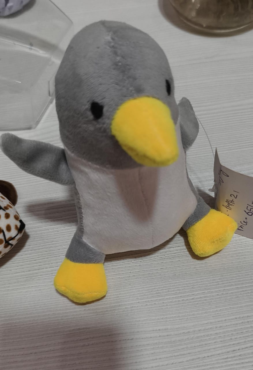 Penguin Plush Dog Toy